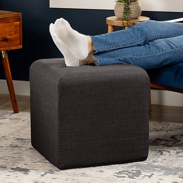 Edunci Black Ottoman - Thumbnail - Image 2