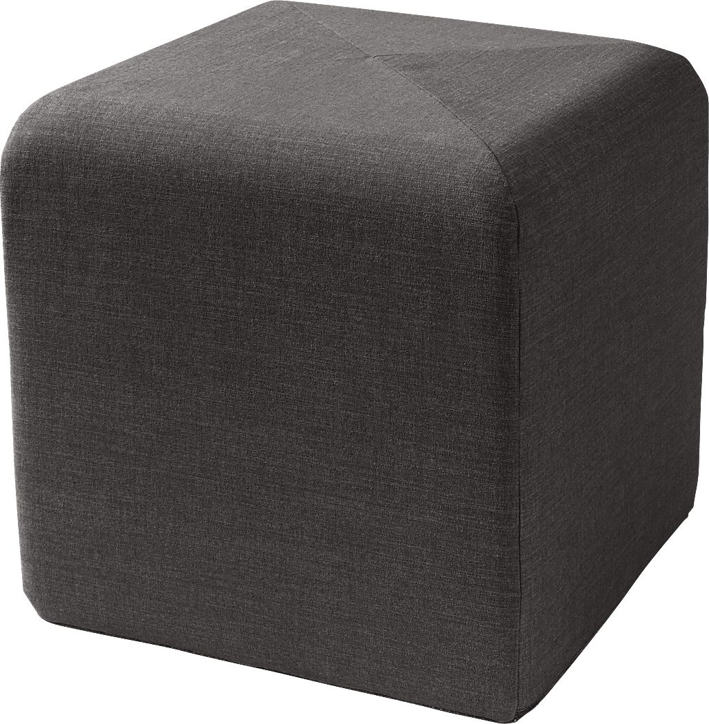Edunci Black Ottoman