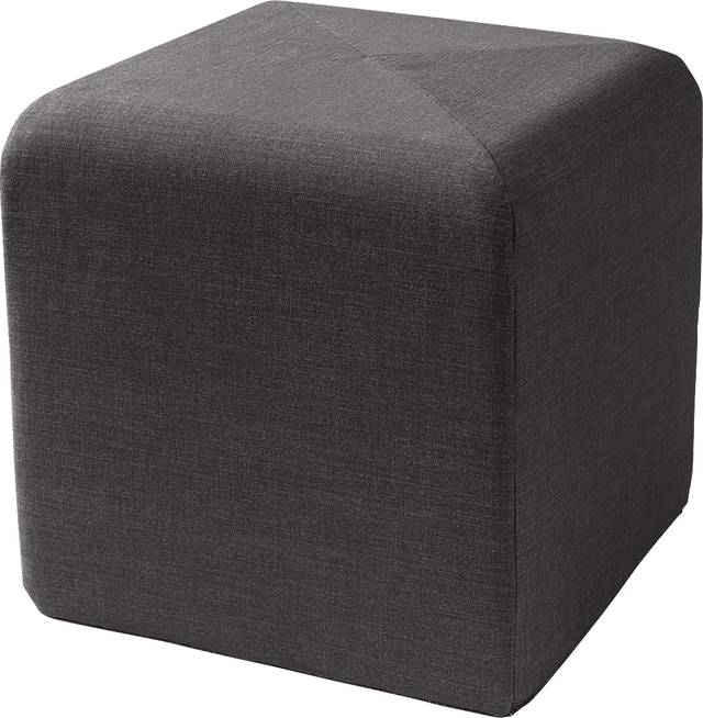 Edunci Black Ottoman - Thumbnail - Image 1