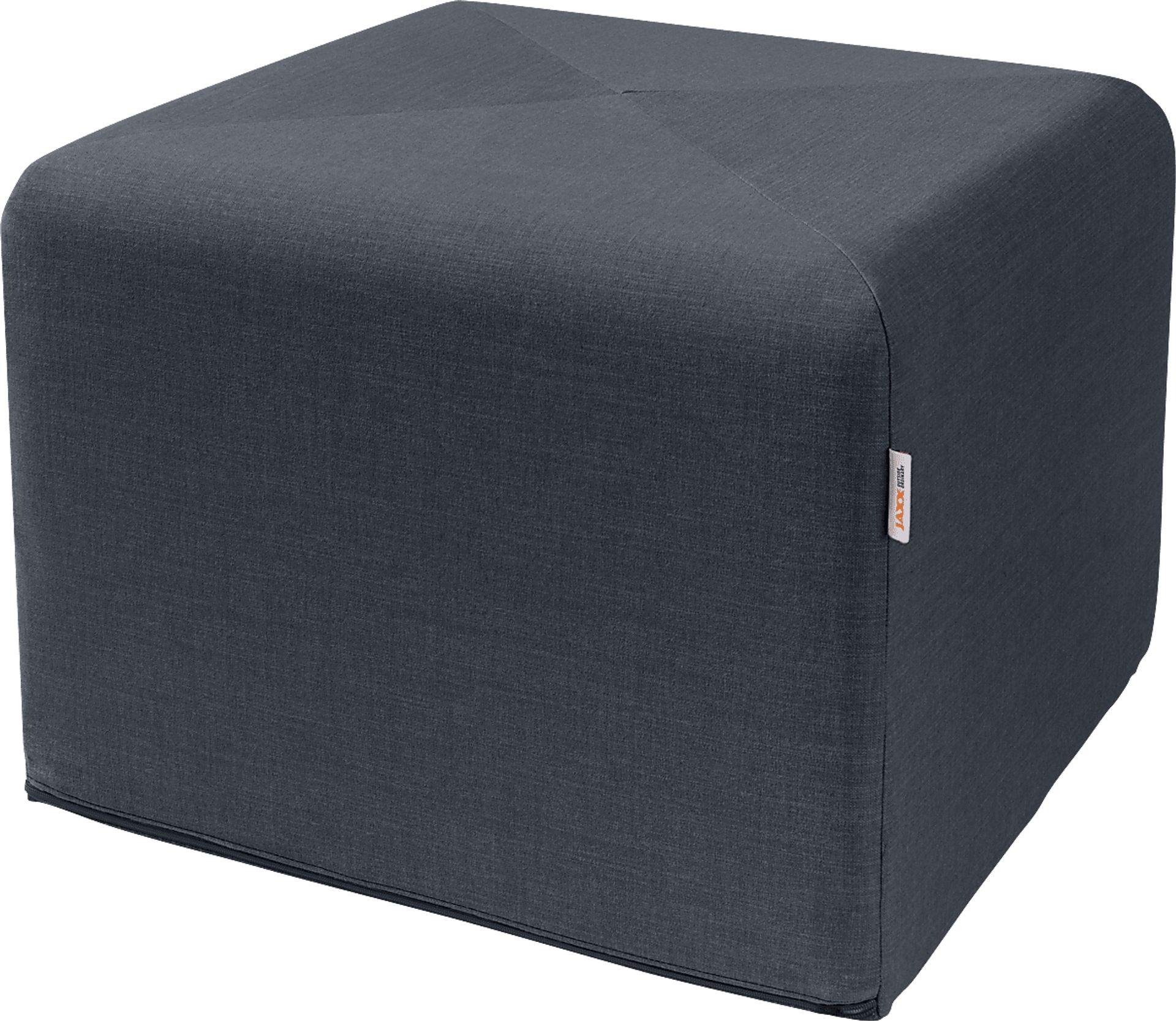 Edunci Blue/Denim Large Ottoman - Image 1