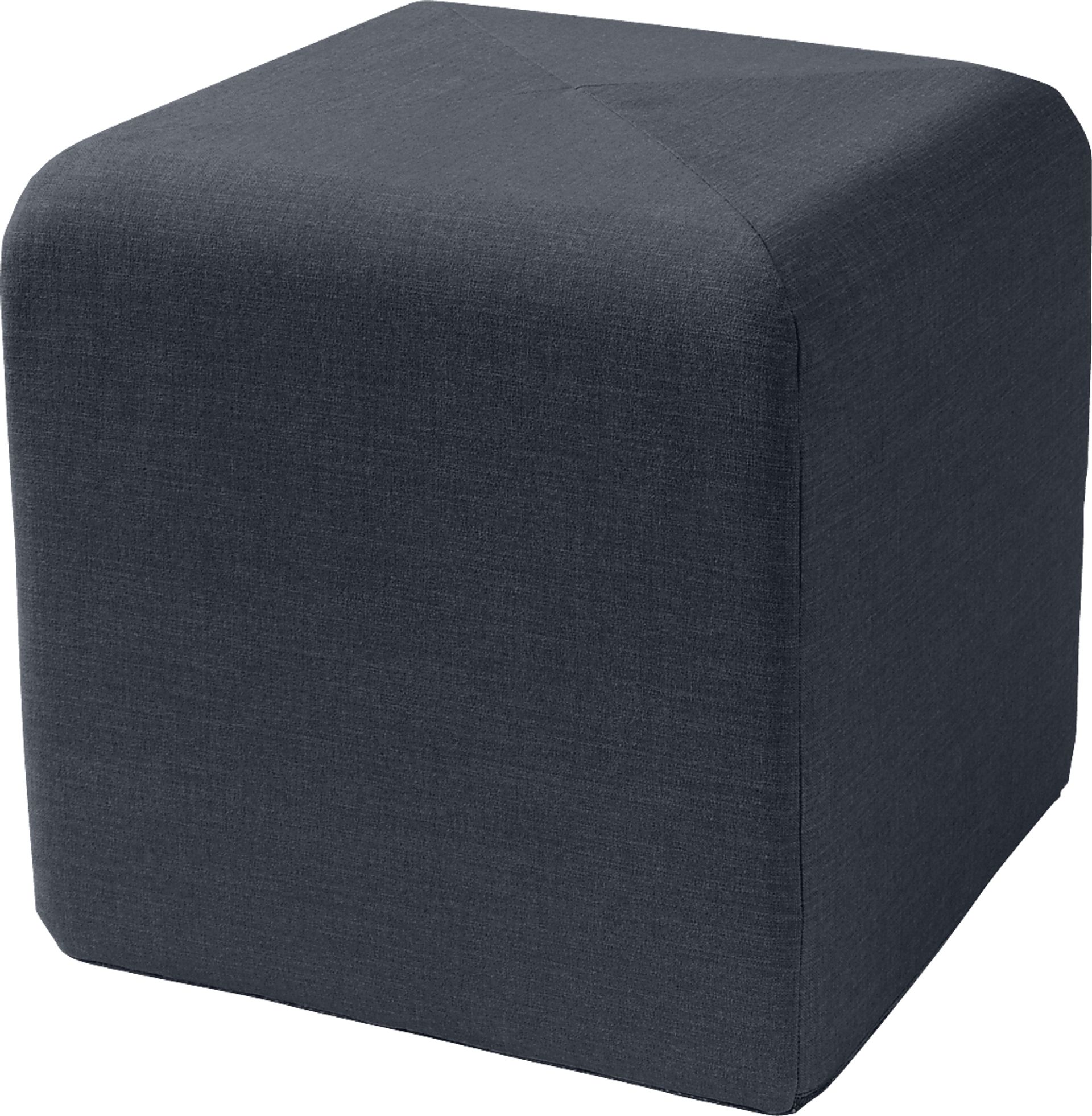 Edunci Blue/Denim Ottoman - Image 1