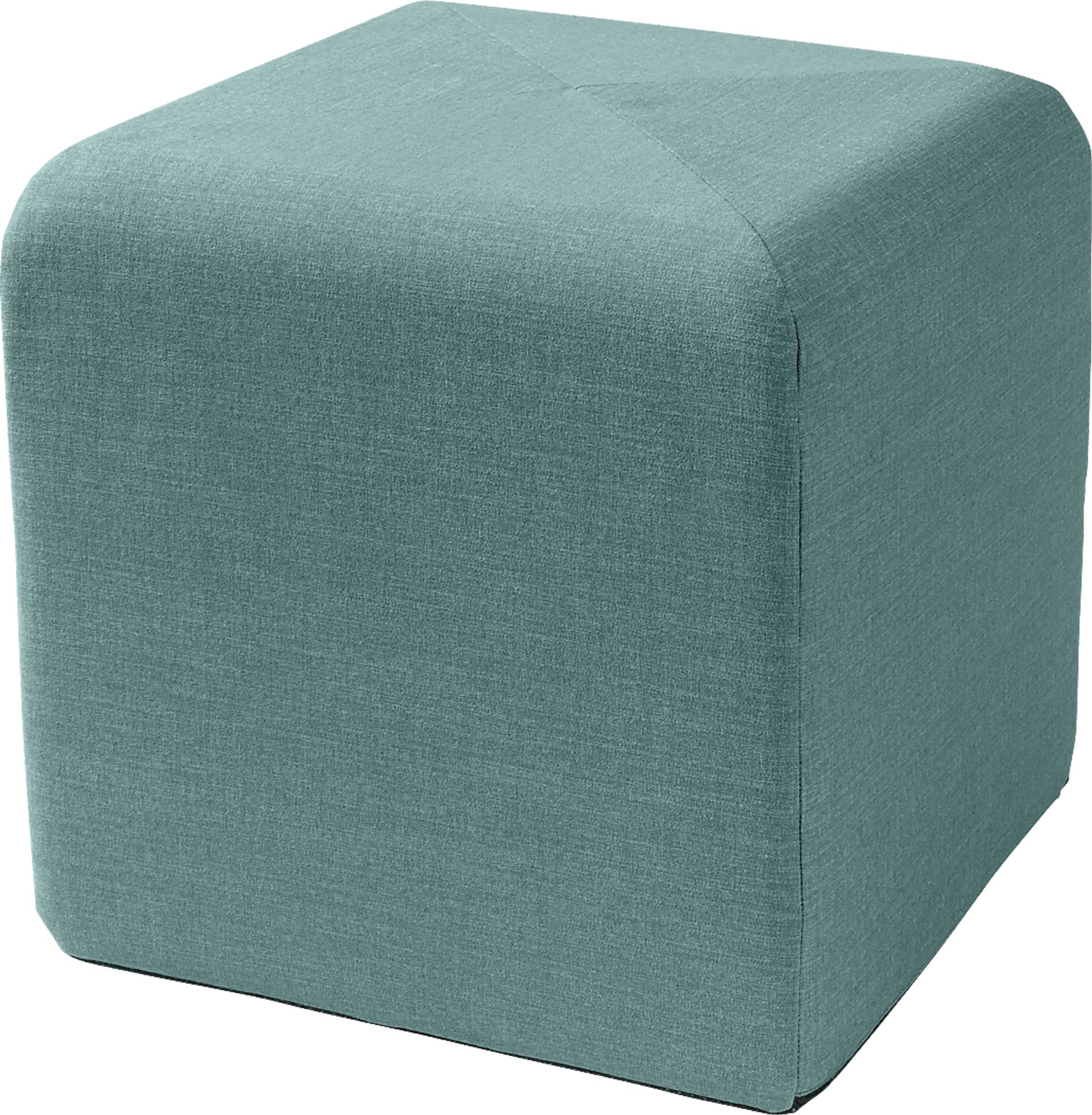 Edunci Blue Ottoman - Image 1