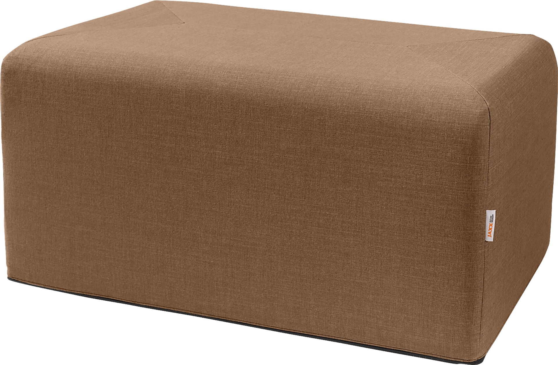 Edunci Brown Large Rectangular Ottoman - Image 1