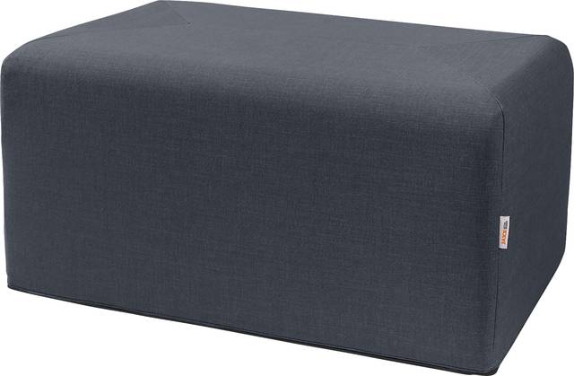Edunci Gray Large Ottoman - Thumbnail - Image 1