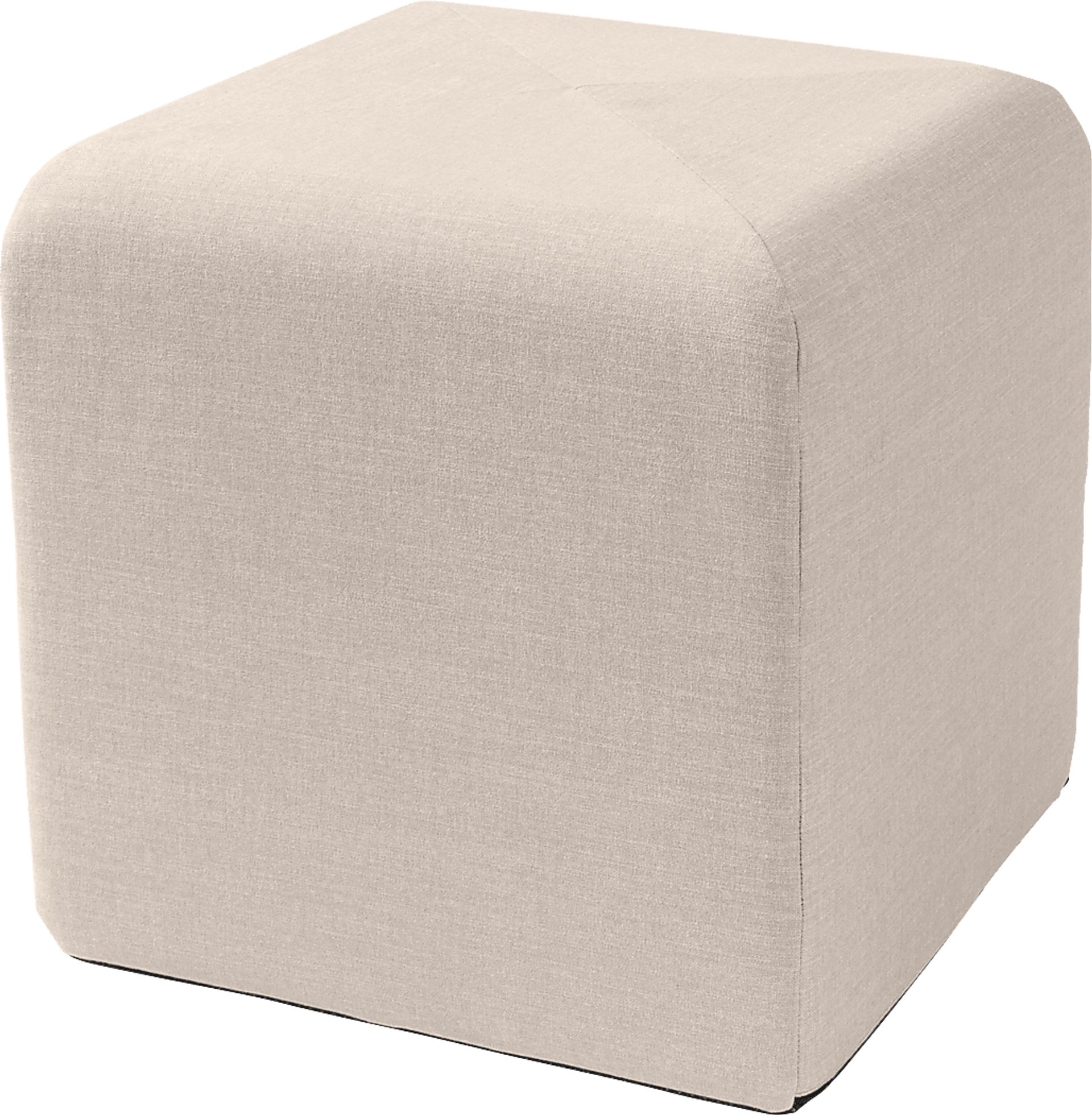 Edunci Gray Ottoman - Image 1