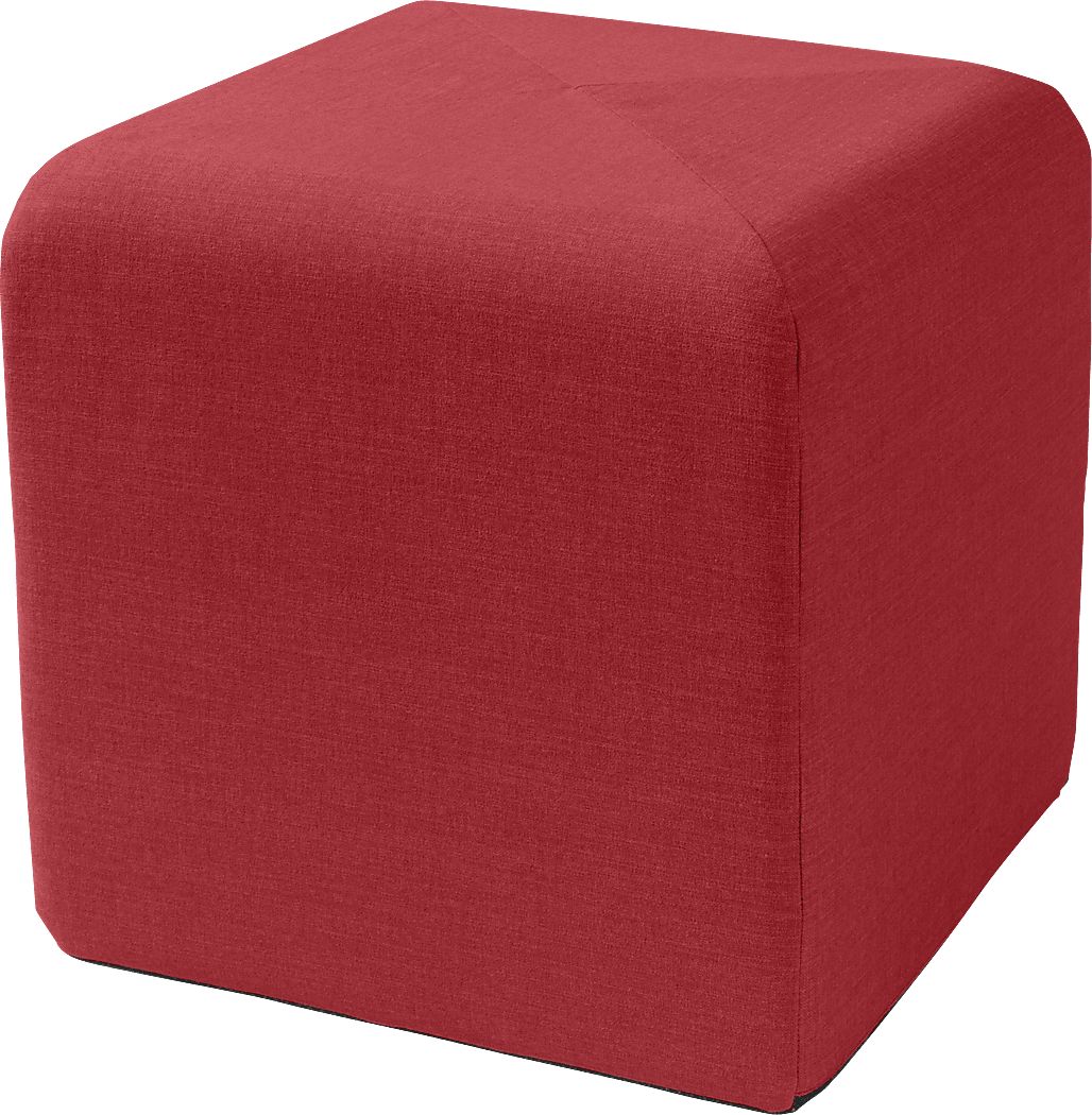 Edunci Red Ottoman