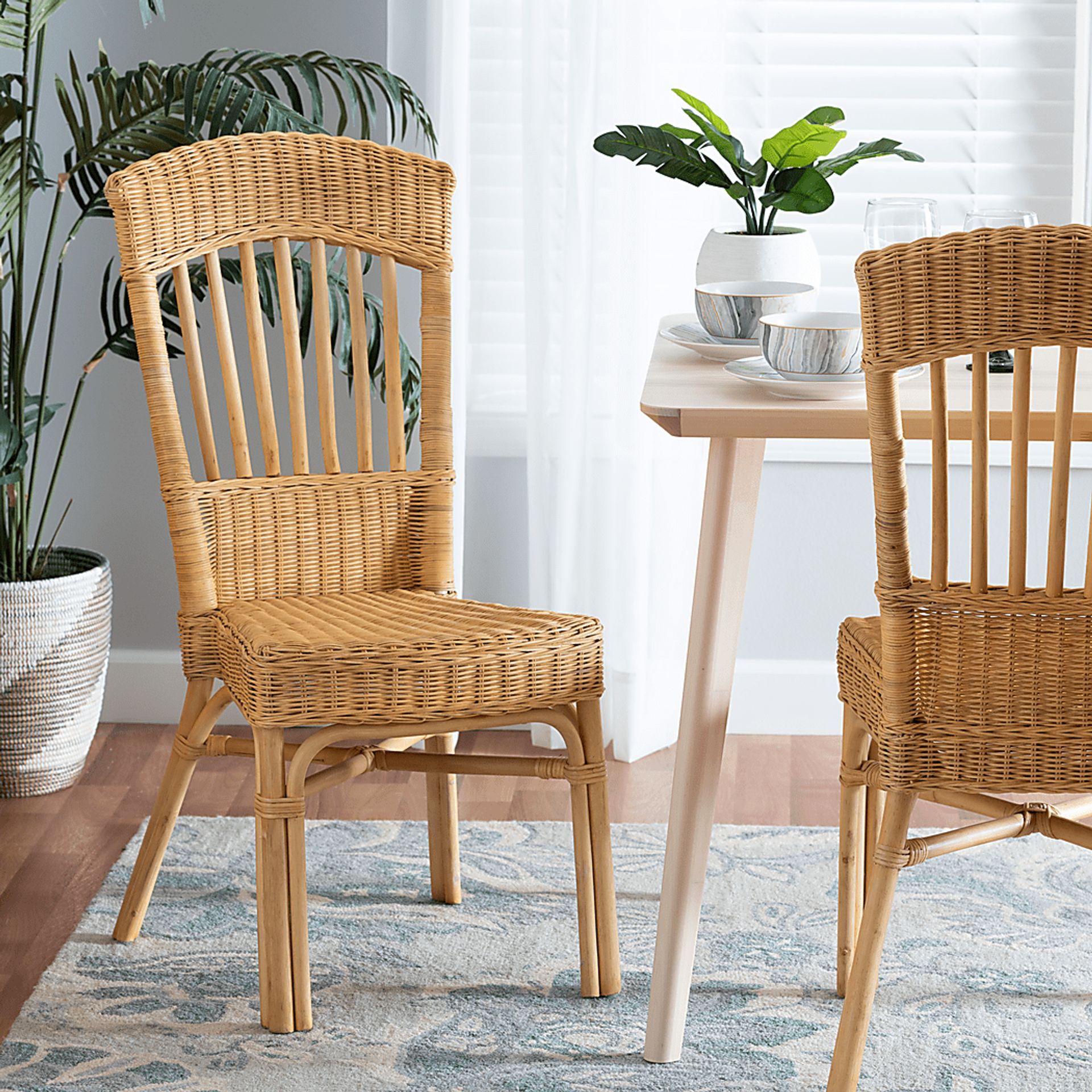 Edvalson Brown Side Chair - Image 2