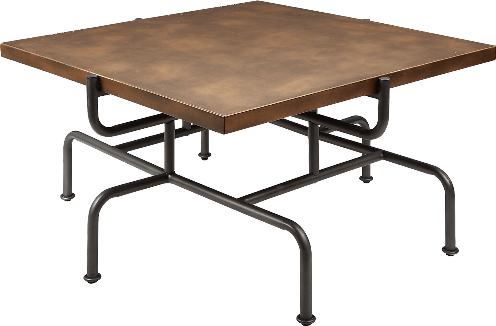 Edwina Brass Small Cocktail Table - Image 1