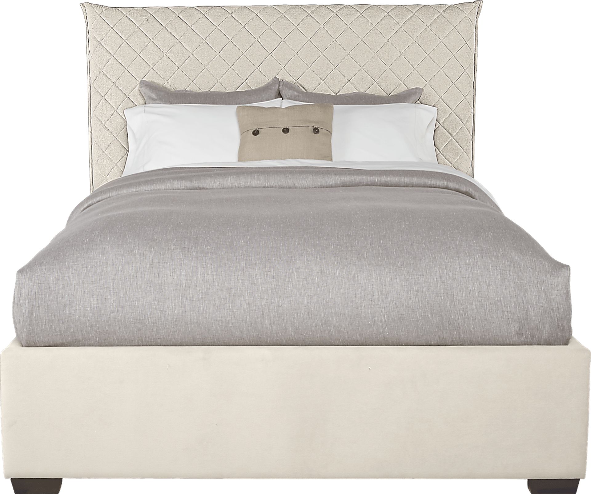 Edyn Sand 3 Pc Queen Upholstered Bed - Image 1
