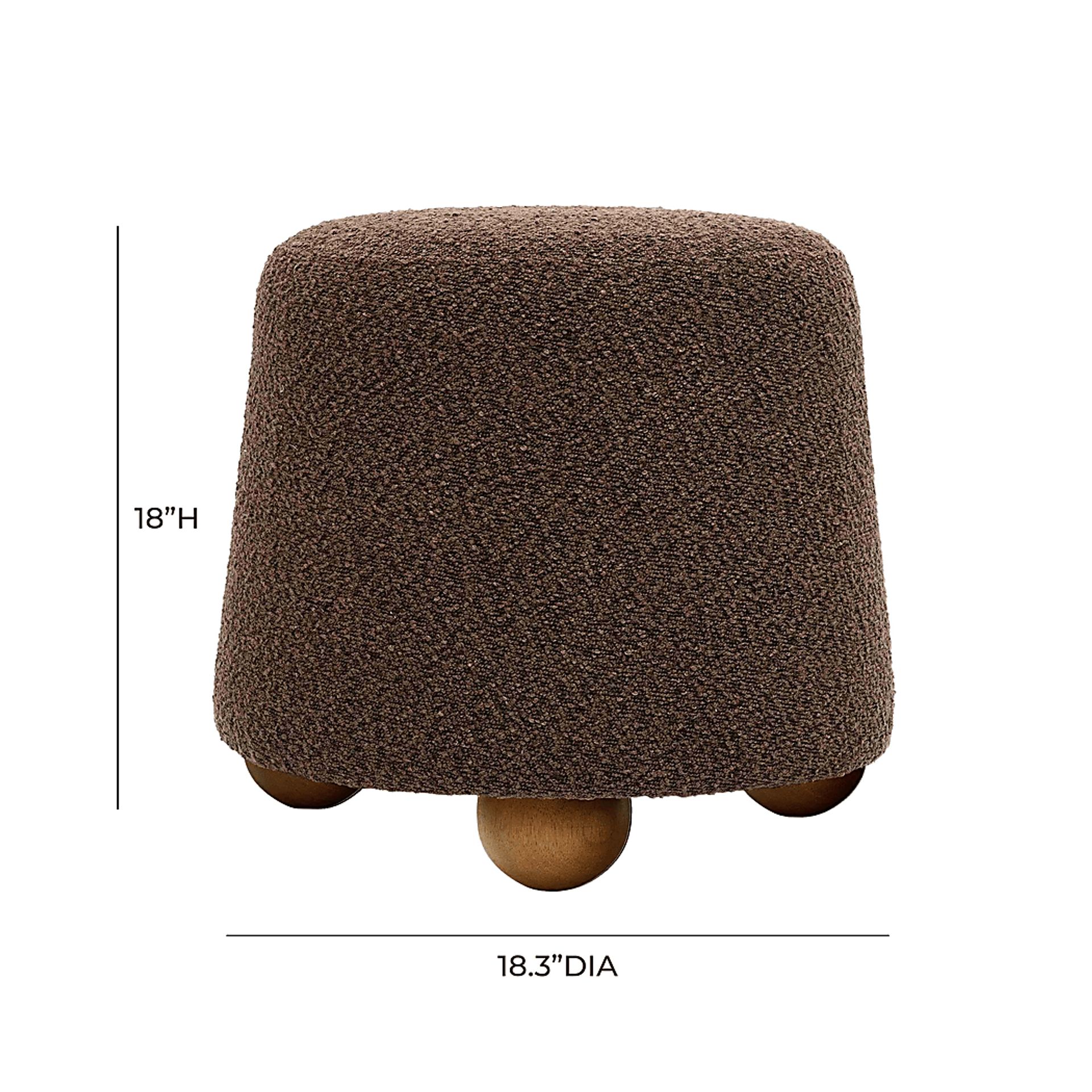 Edysl Brown Ottoman - Image 5