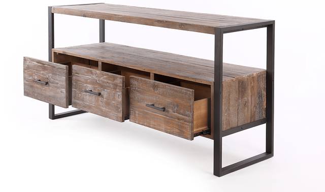 Eforan Gray TV Console - Thumbnail - Image 4