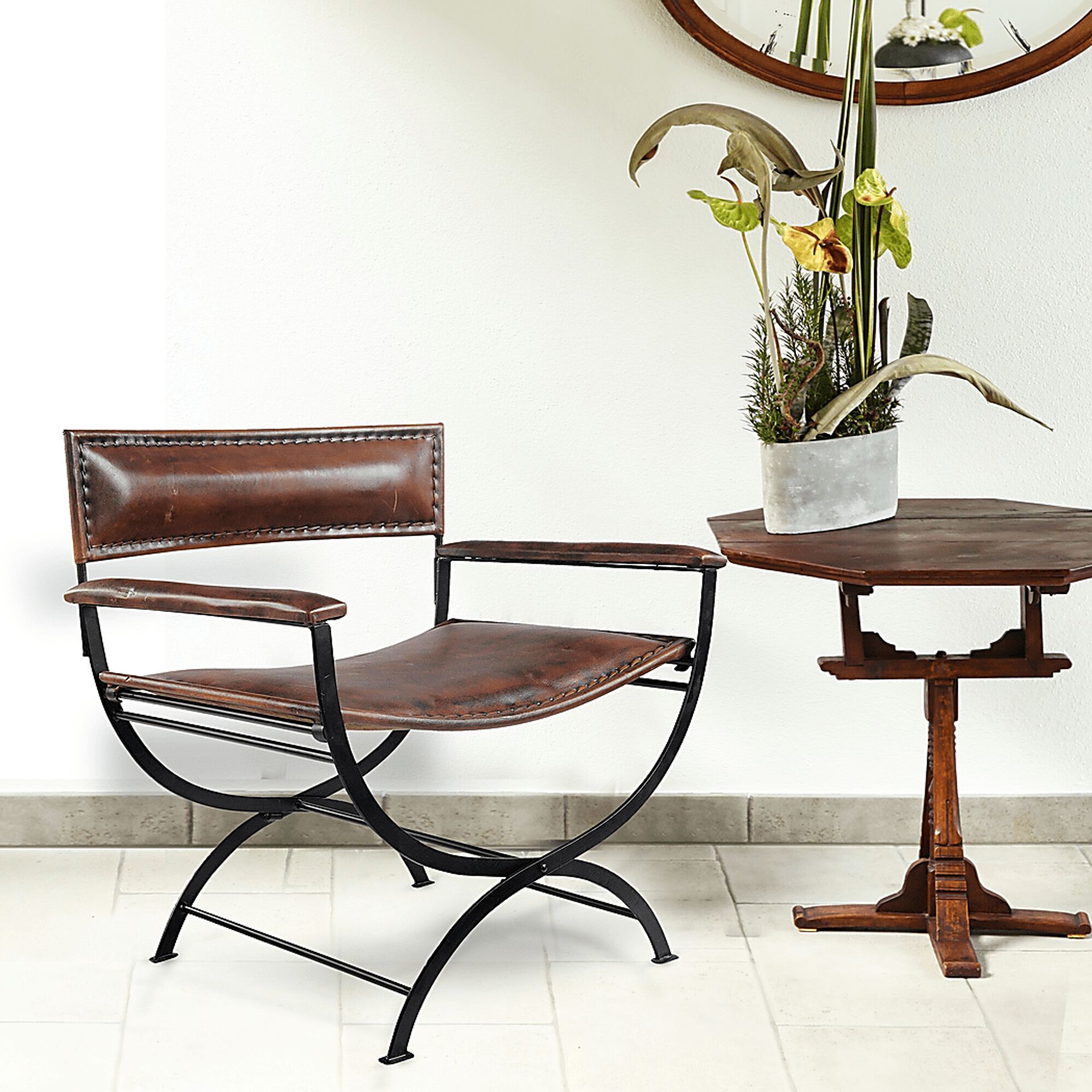 Egoria Brown Accent Chair - Image 3