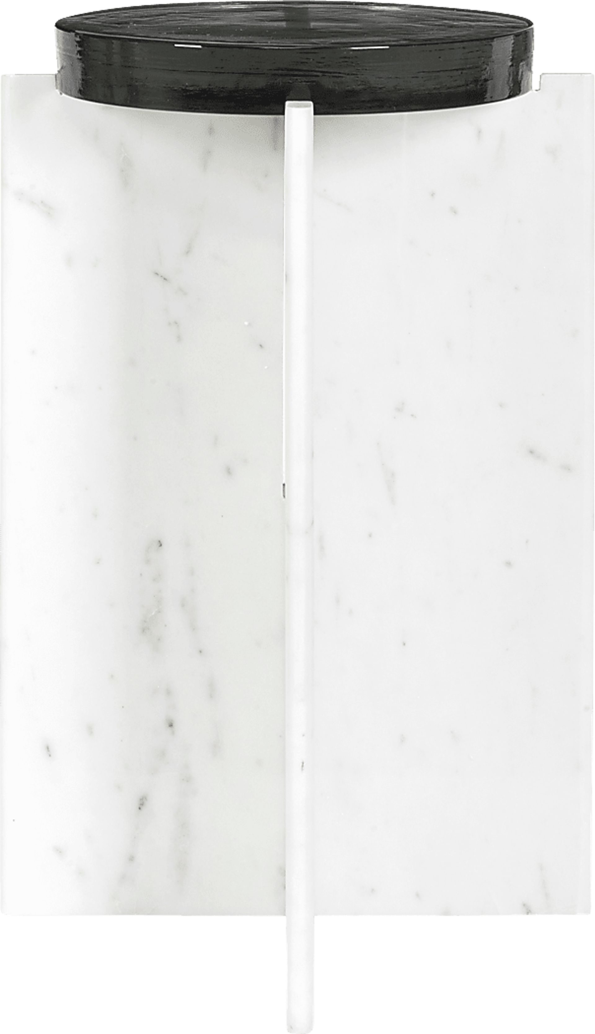 Ehesa White Outdoor End Table - Image 3