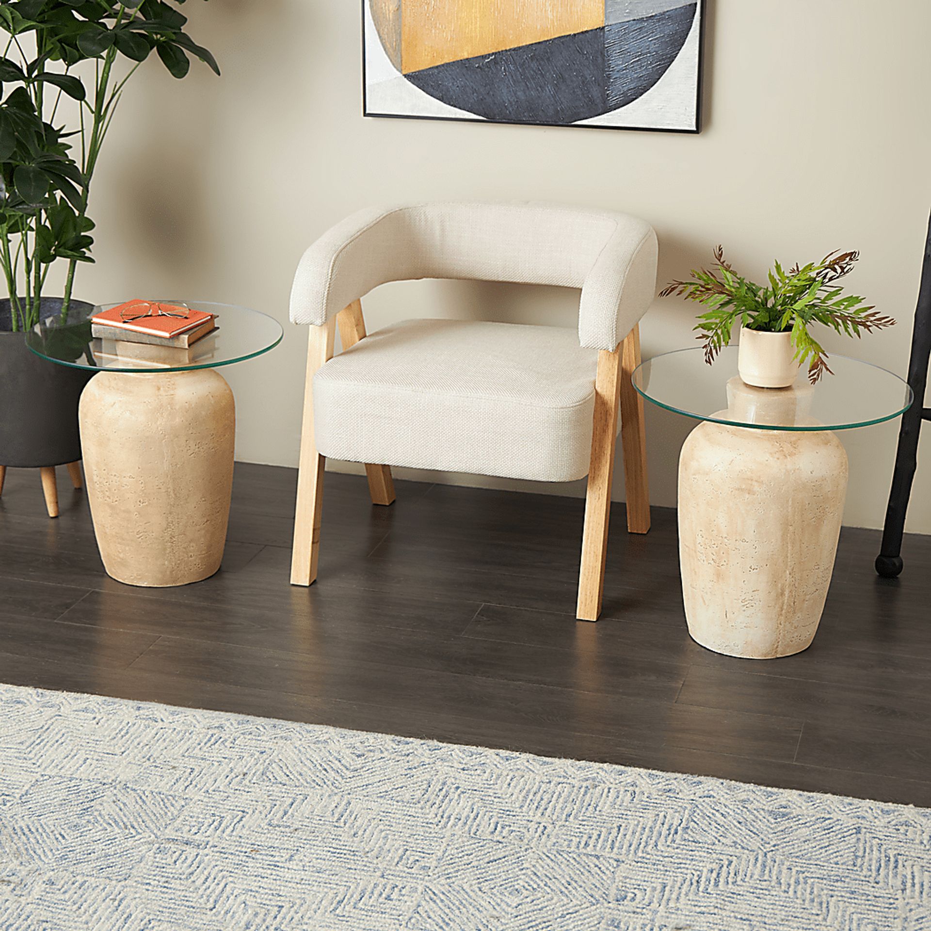 Ehodo Beige Accent Tables, Set of 2 - Image 2