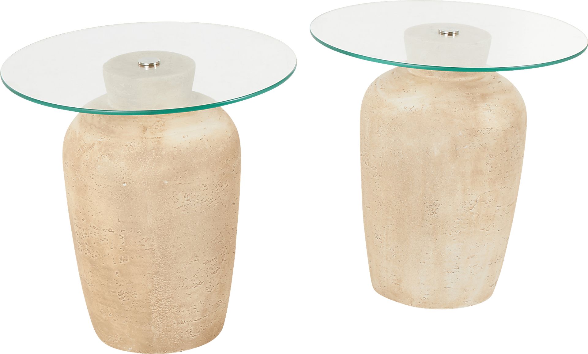 Ehodo Beige Accent Tables, Set of 2 - Image 5