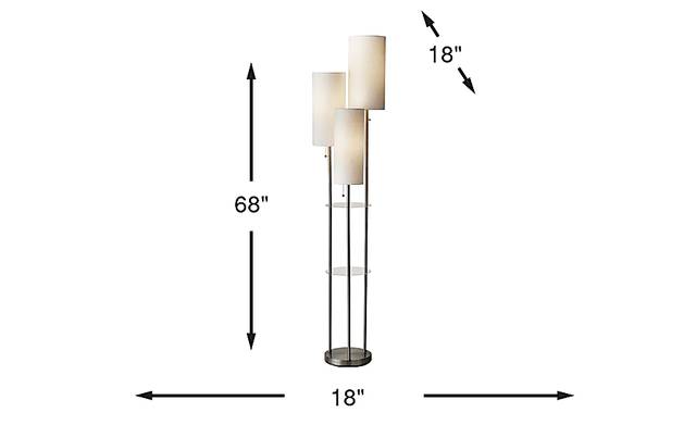 Dimension Image. Please refer to the Dimension Tab on this page for dimension details.