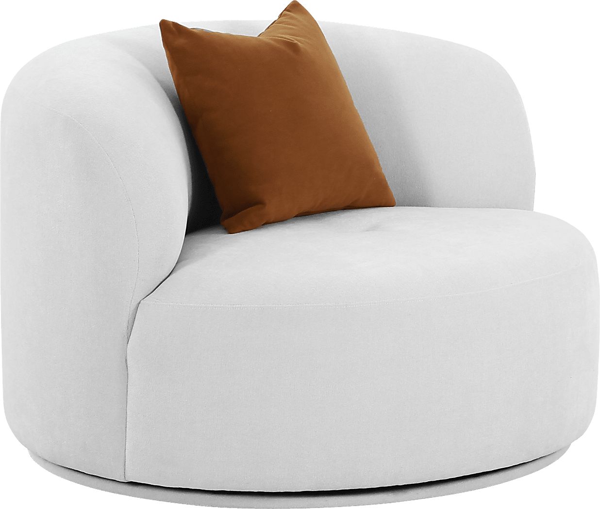 Eilers Gray Swivel Accent Chair