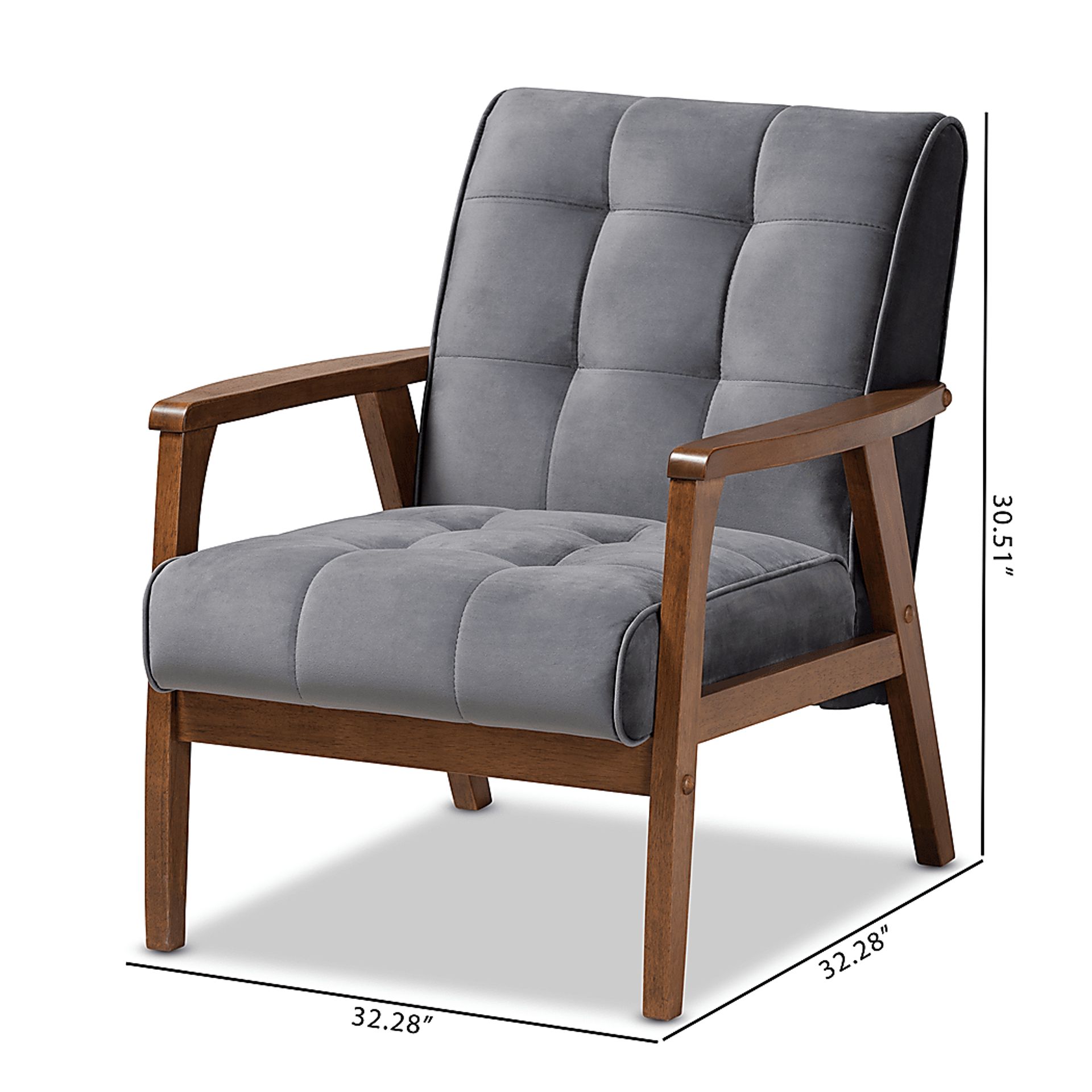 Eilla Gray Accent Chair - Image 9