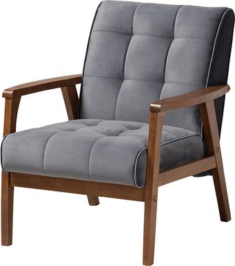 Eilla Gray Accent Chair