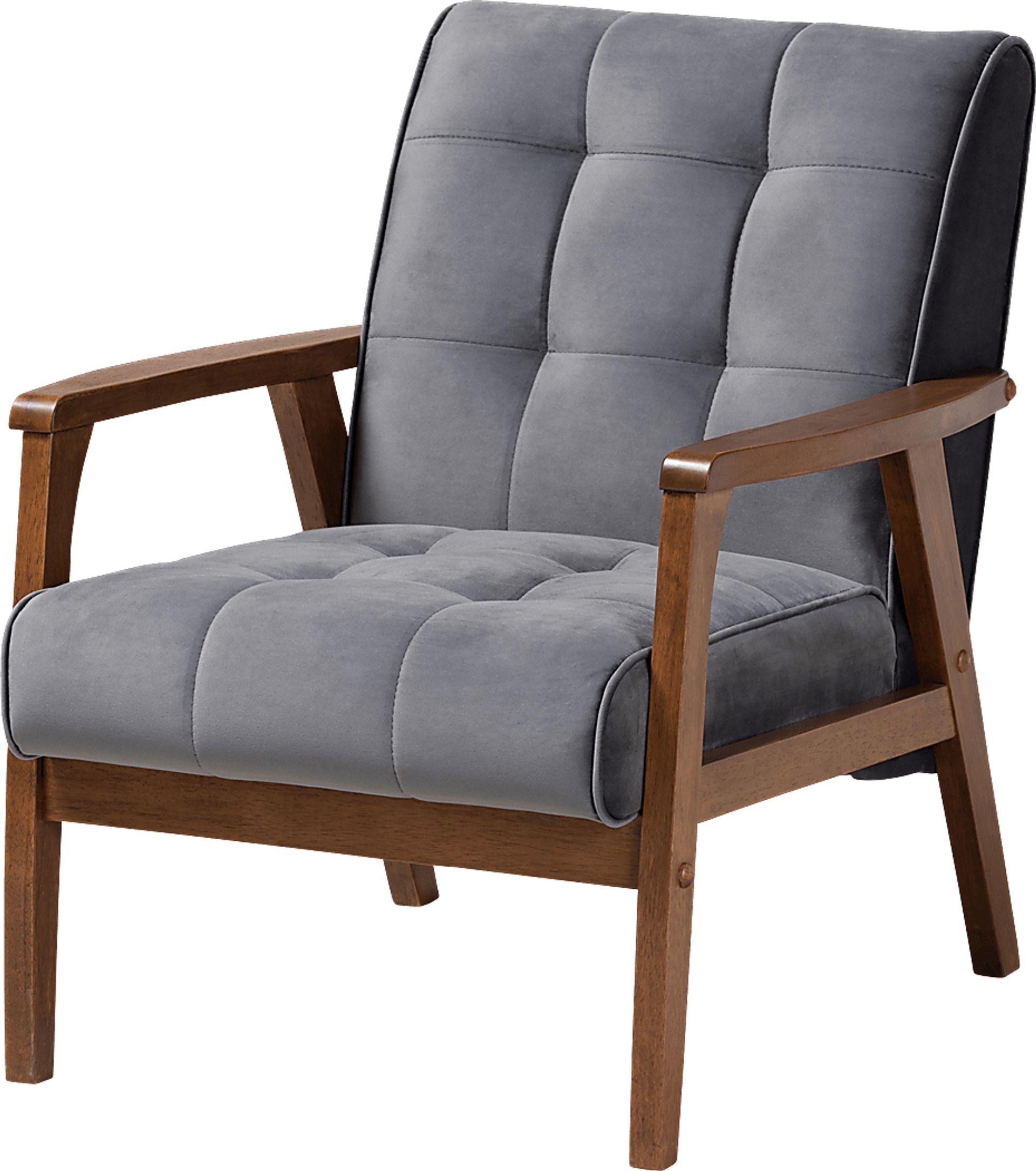 Eilla Gray Accent Chair - Image 1