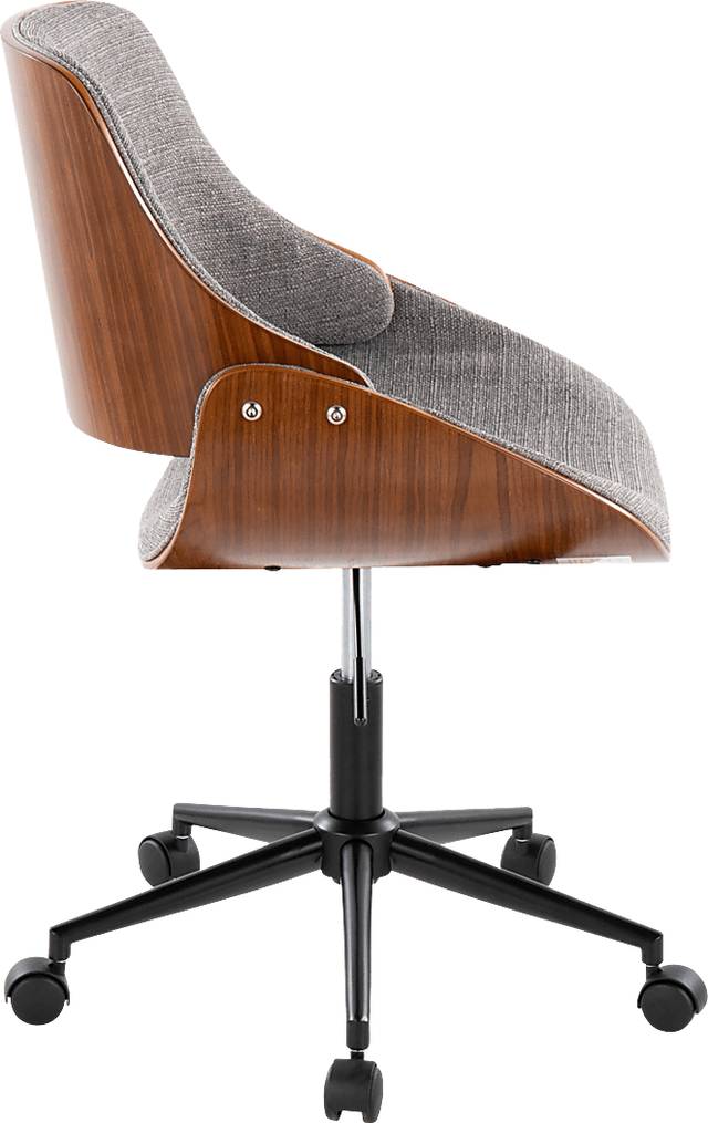 Eilyn I Gray Desk Chair - Thumbnail - Image 4