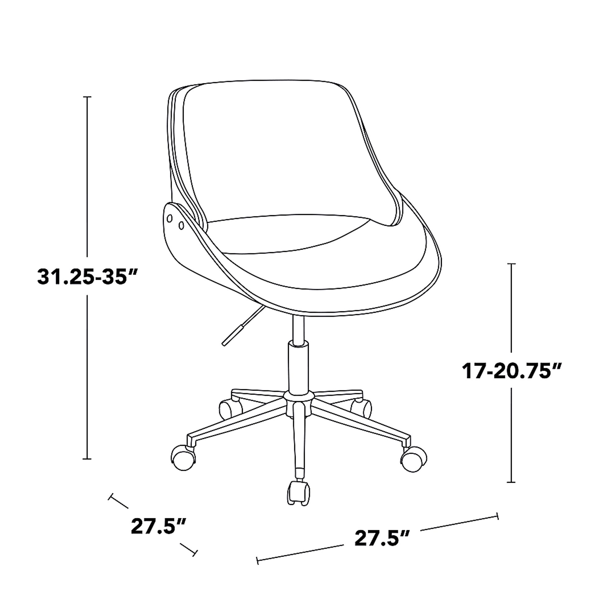 Eilyn I Gray Desk Chair - Image 7