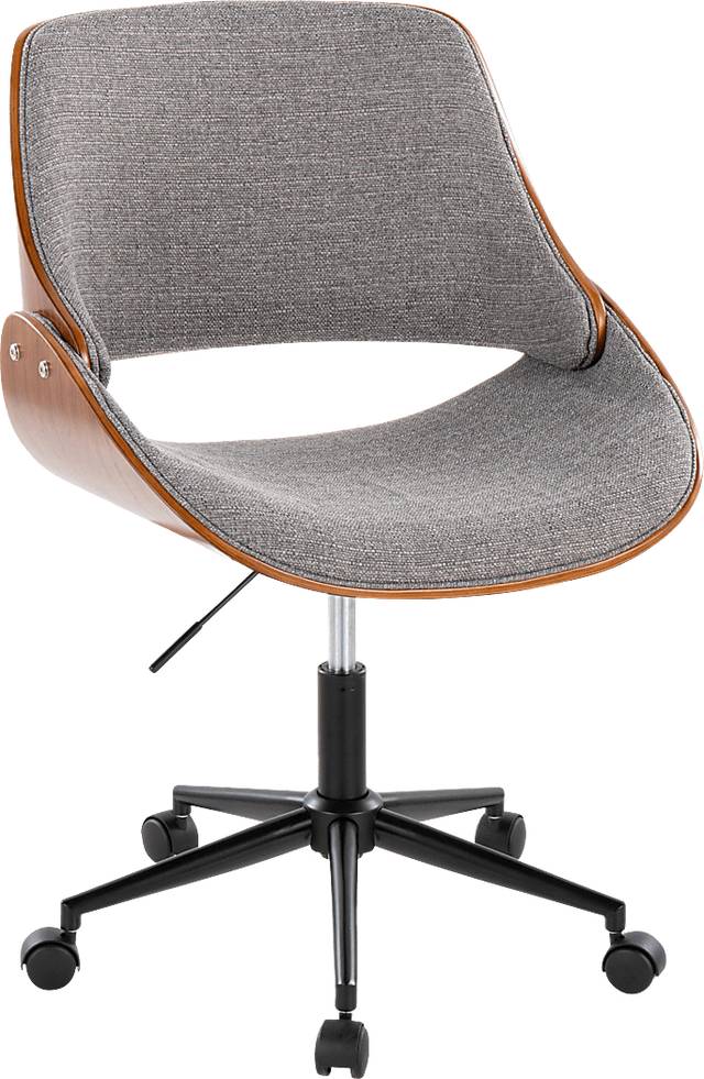 Eilyn I Gray Desk Chair - Thumbnail - Image 1