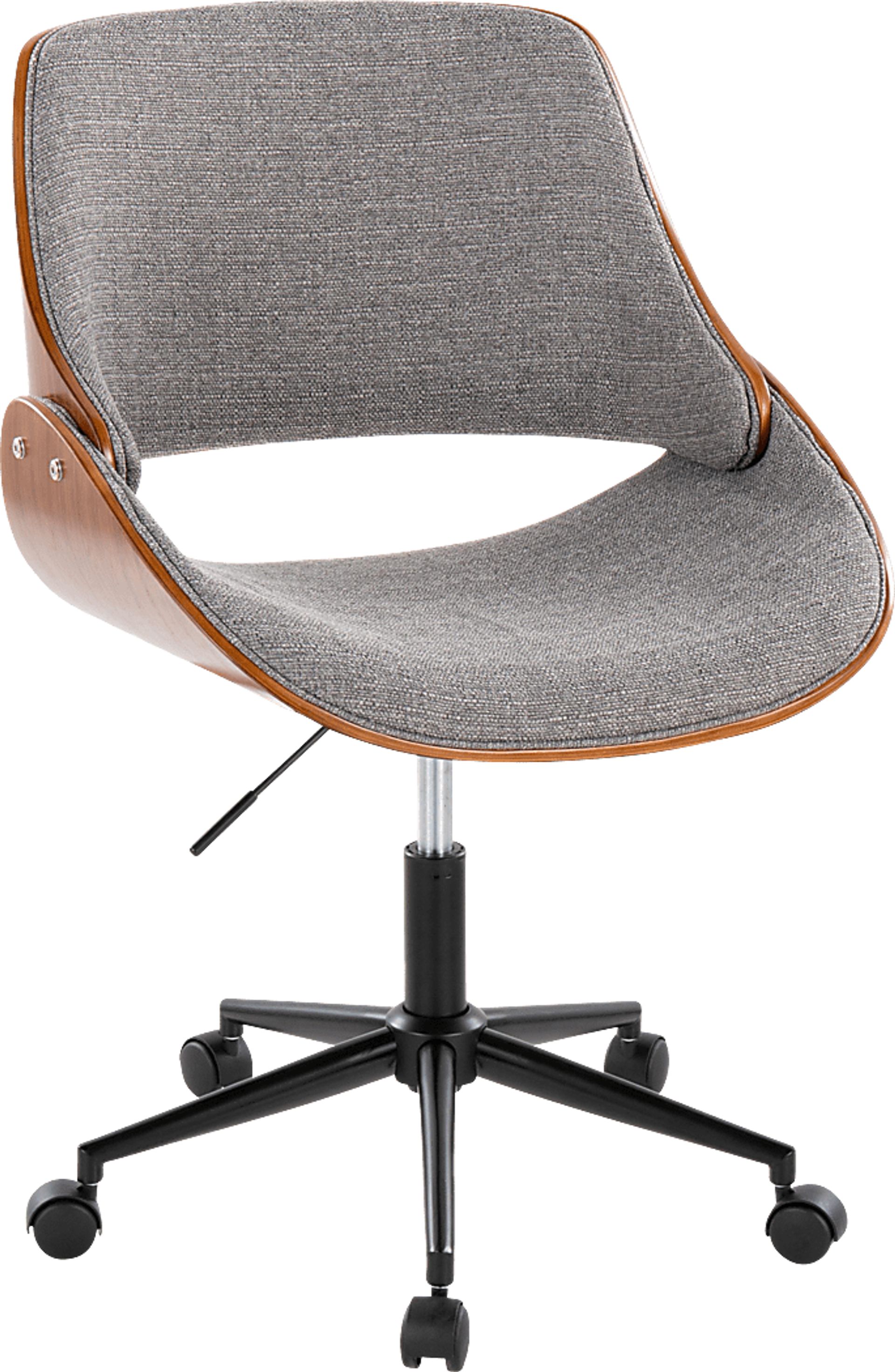 Eilyn I Gray Desk Chair - Image 1