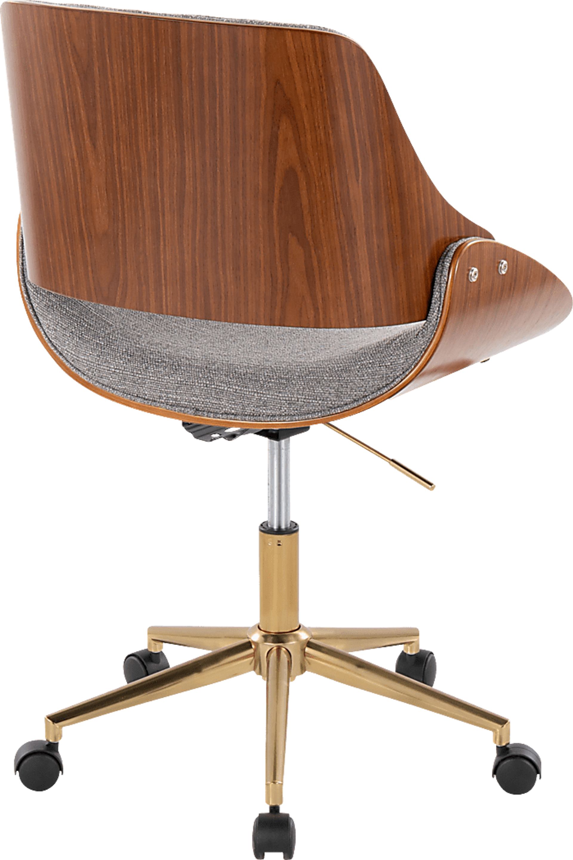 Eilyn II Gray Desk Chair - Image 2