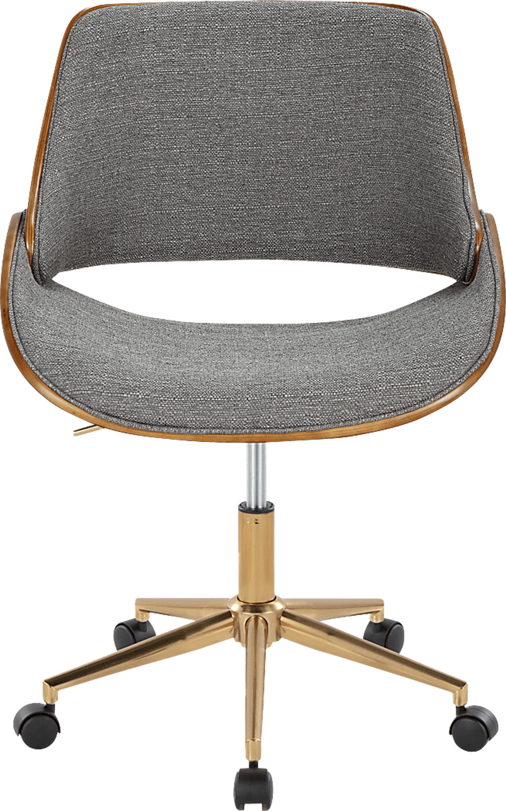 Eilyn II Gray Desk Chair - Image 4