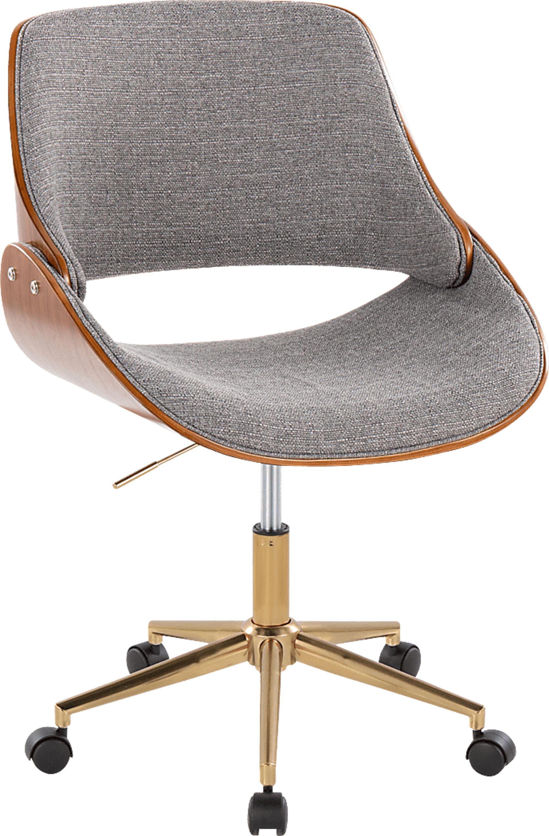 Eilyn II Gray Desk Chair - Image 1
