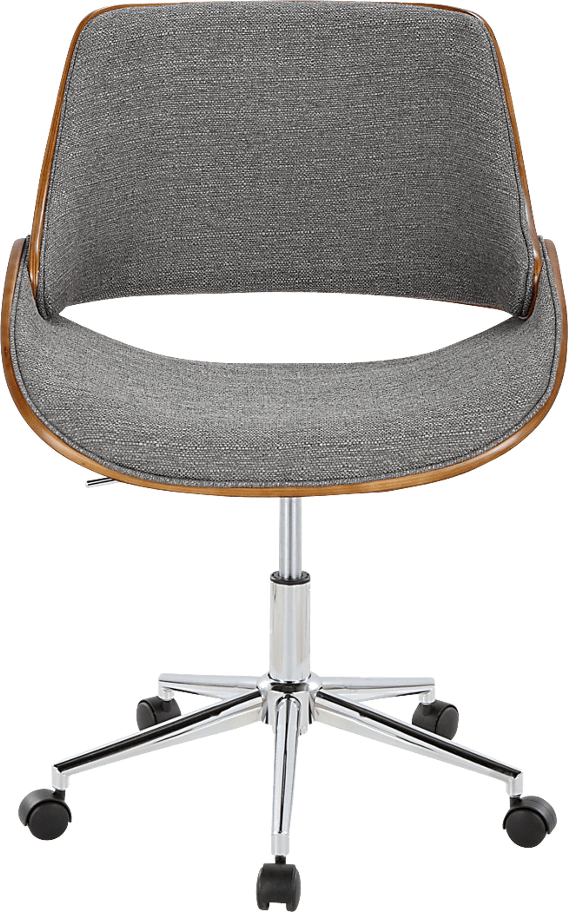 Eilyn III Gray Desk Chair - Image 2