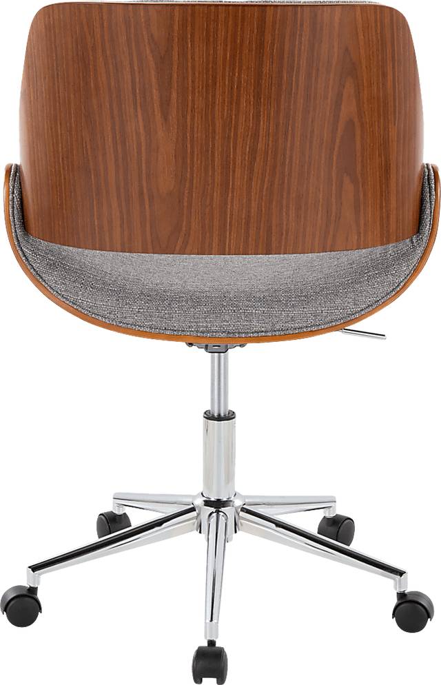Eilyn III Gray Desk Chair - Thumbnail - Image 5