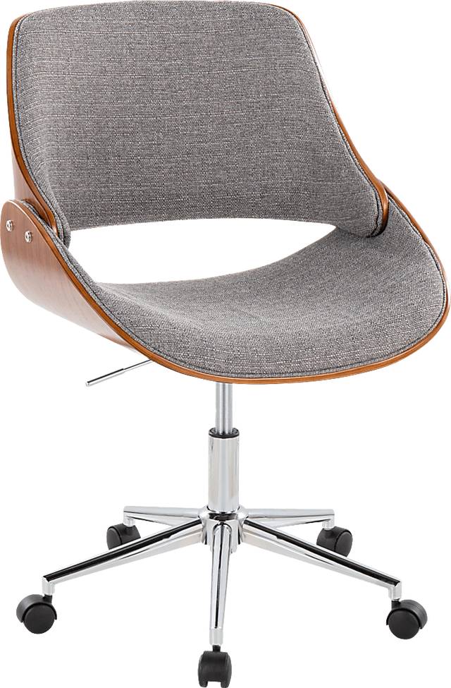 Eilyn III Gray Desk Chair - Thumbnail - Image 1