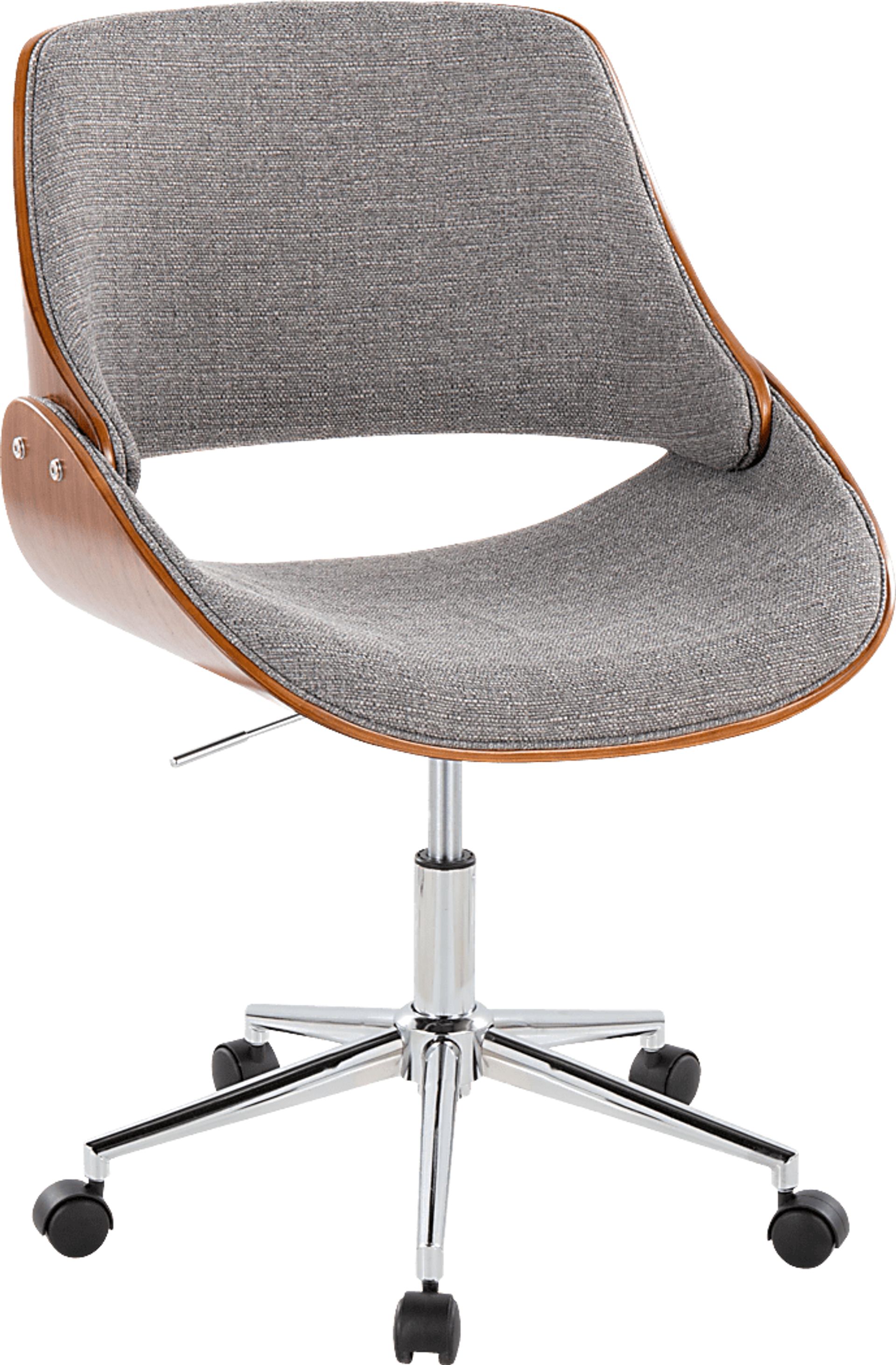 Eilyn III Gray Desk Chair - Image 1