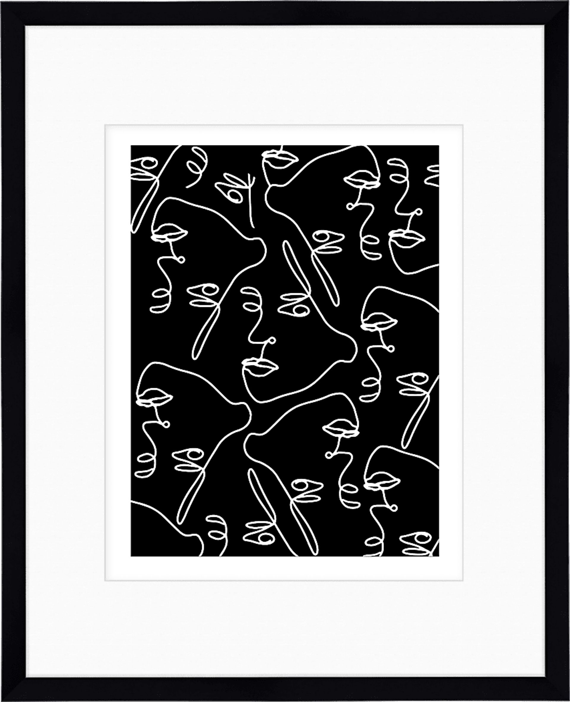 Ejin Black/White Artwork - Image 1