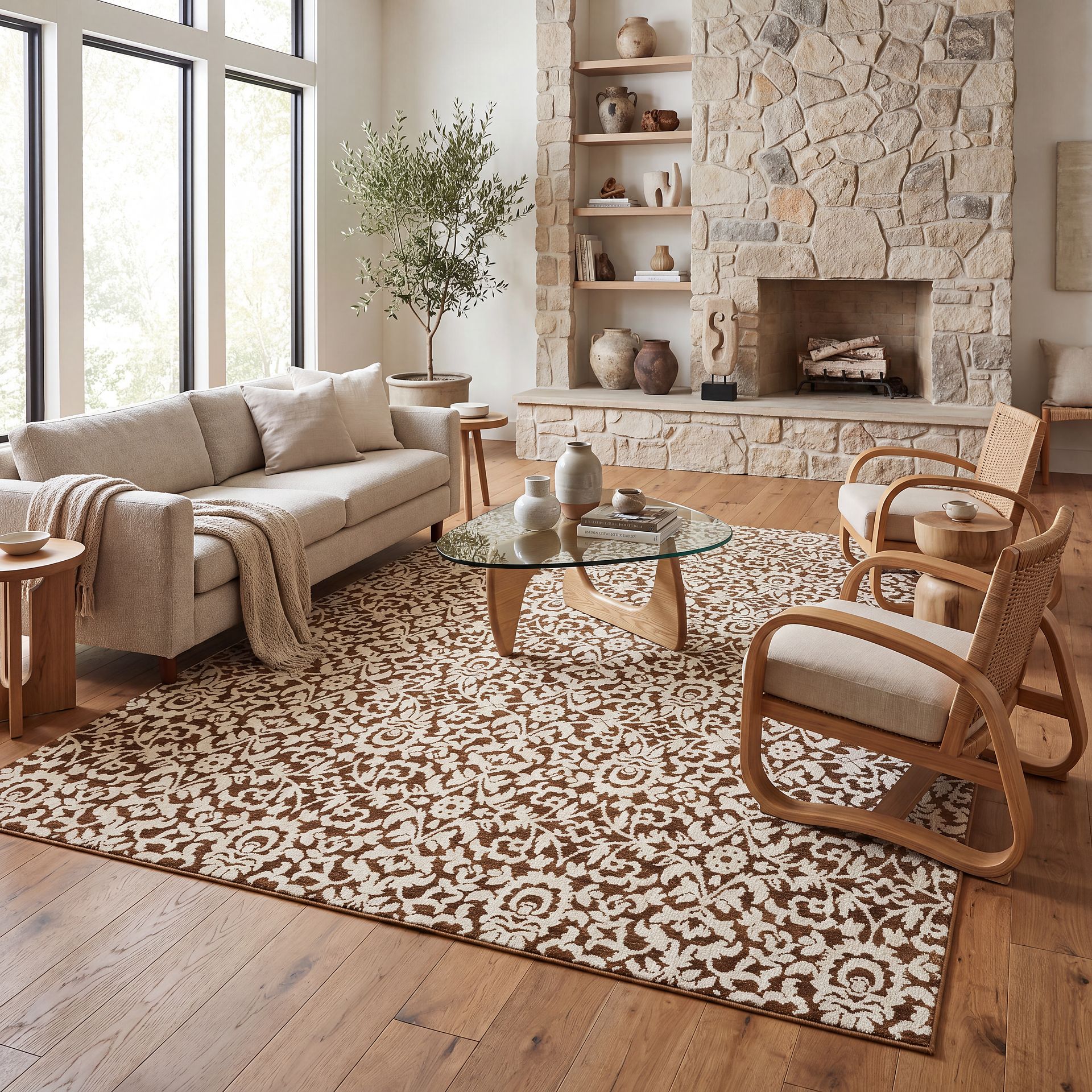 Ekgar Rust 5'3 x 7'6 Rug - Image 3