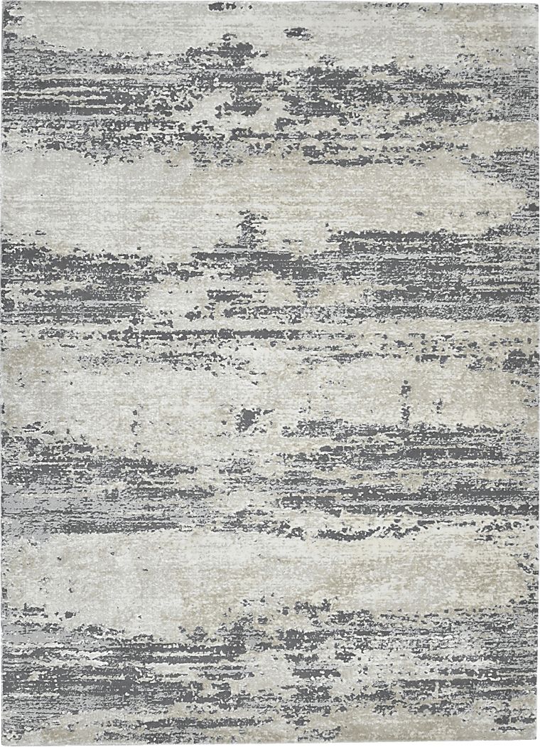 Ekime Gray/Blue 5'3 x 7'9 Rug