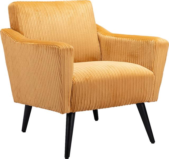 Eklutna Yellow Accent Chair - Thumbnail - Image 5