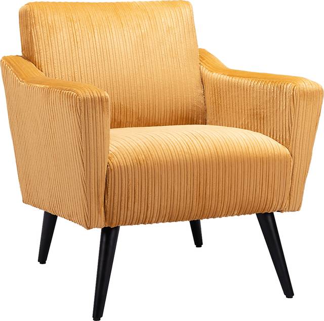 Eklutna Yellow Accent Chair - Thumbnail - Image 1