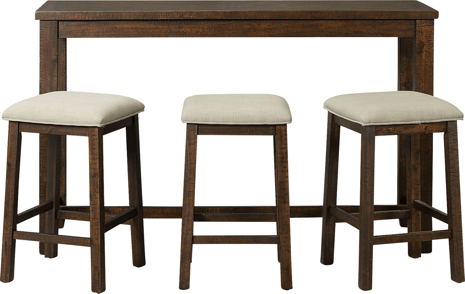 Ekolu Brown 4 Pc Dining Table Set - Image 2