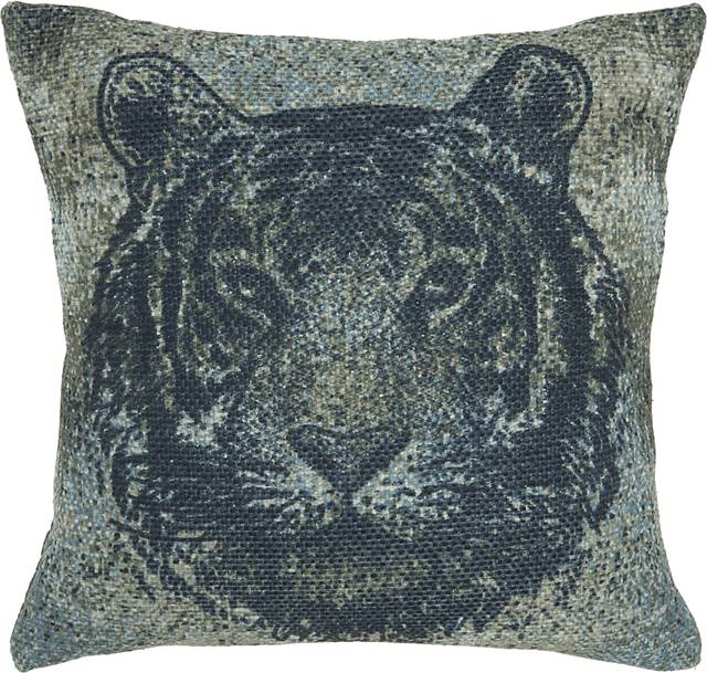 Elacan Blue Indoor/Outdoor Accent Pillow - Thumbnail - Image 1