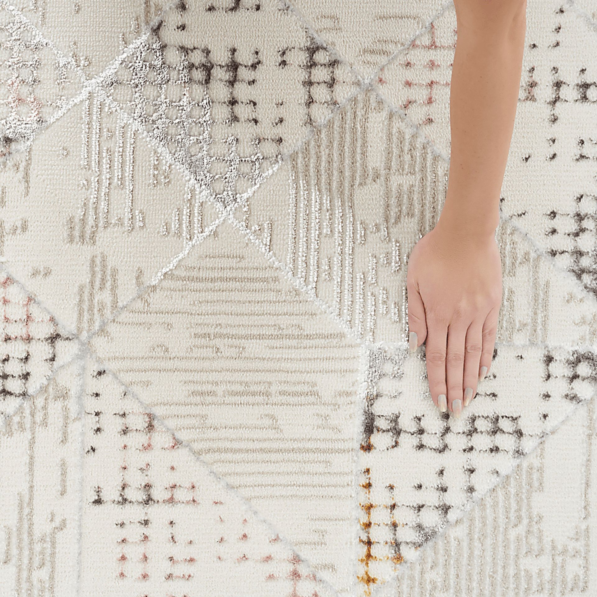 Elakian Ivory 7'10 x 9'10 Rug - Image 6