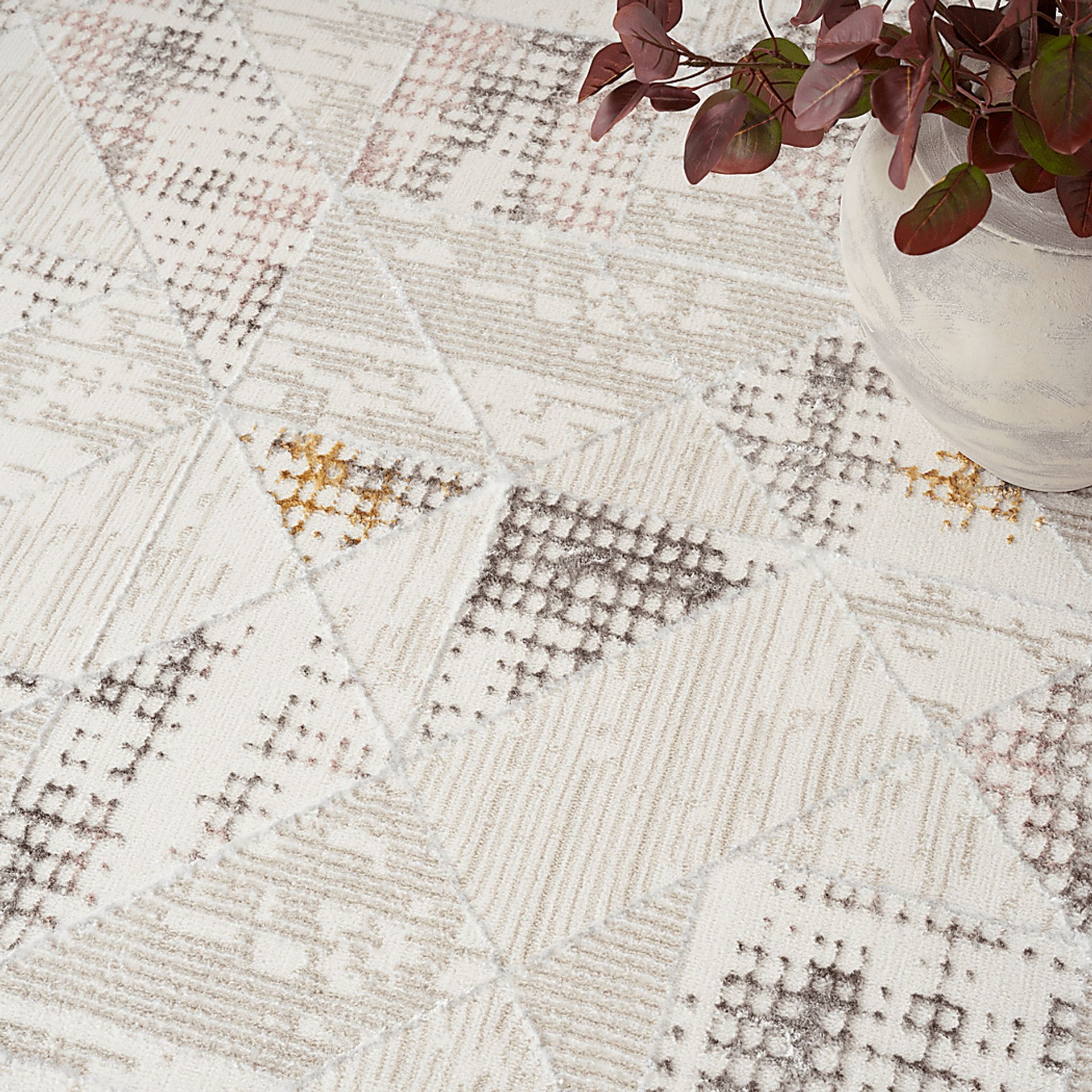 Elakian Ivory/Multi 3'11 x 5'11 Rug - Image 6