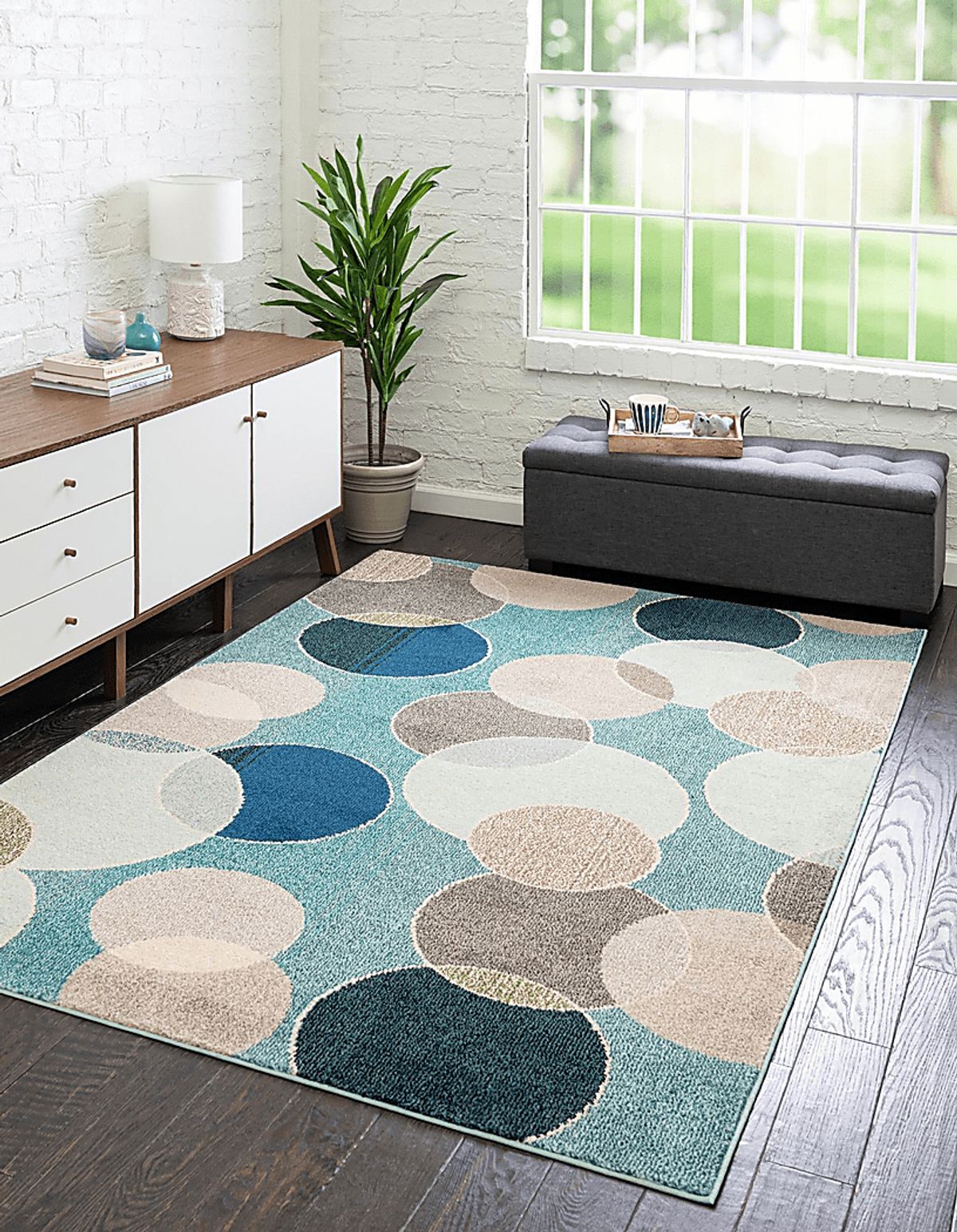 Elam Blue Rugs | Rooms to Go