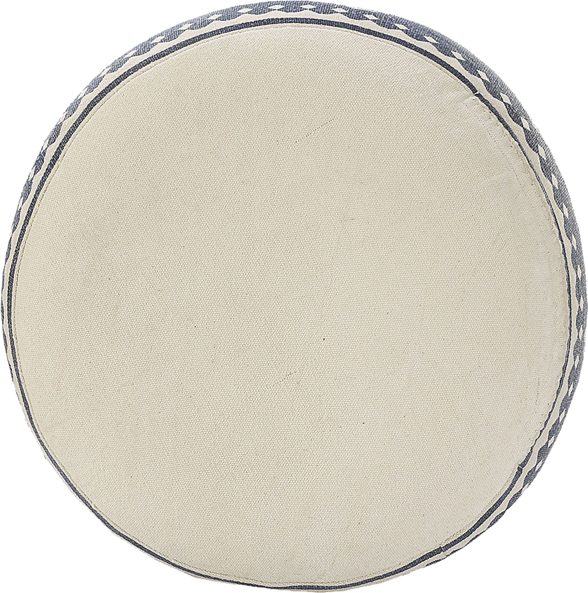 Elandri Navy/Cream Pouf - Image 4