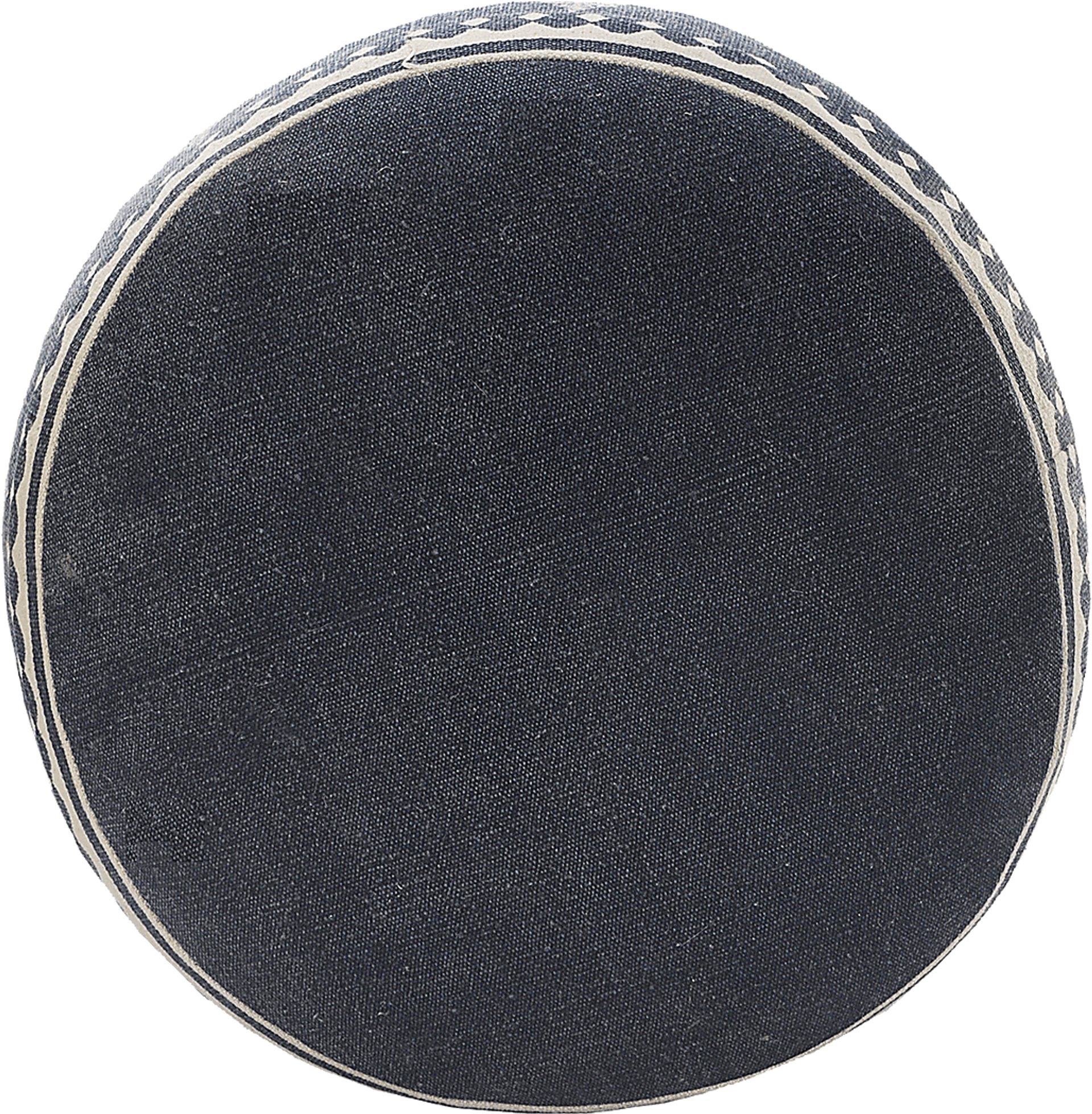 Elandri Navy/Cream Pouf - Image 5