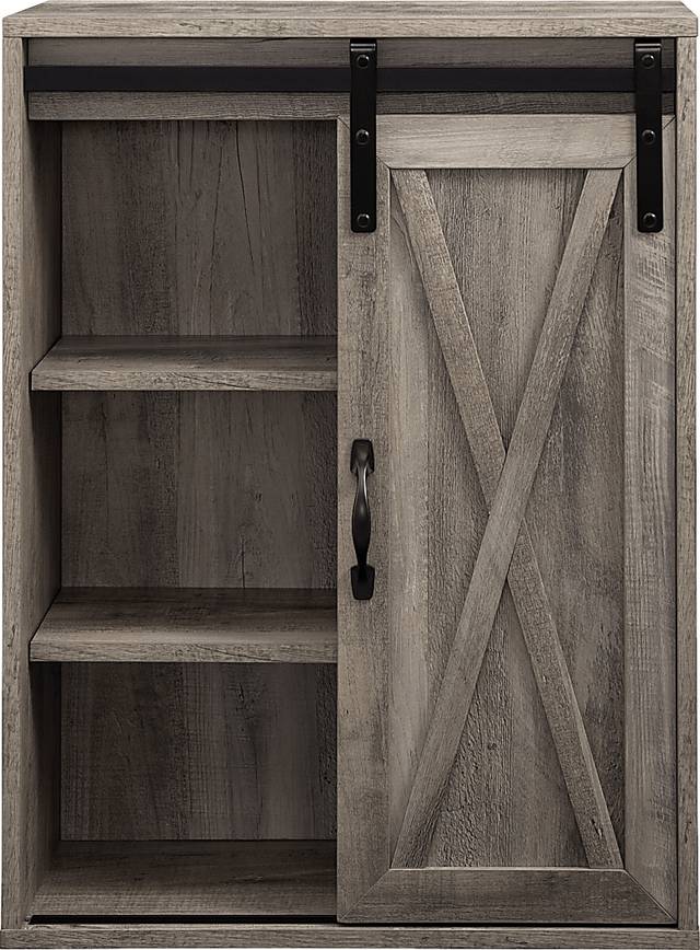 Elanette Gray Wall Cabinet - Thumbnail - Image 1