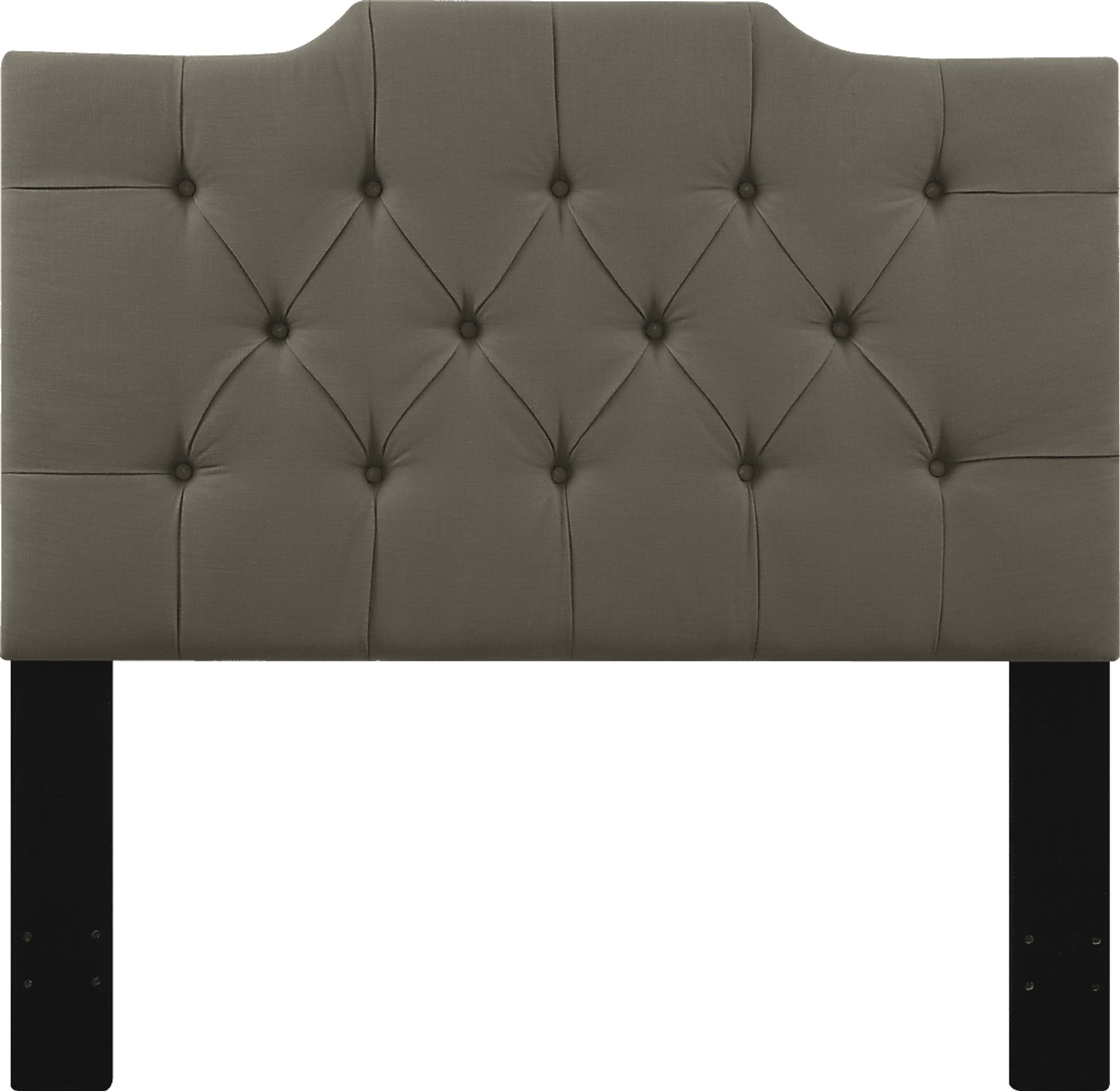 Elani Taupe King Upholstered Headboard - Image 2