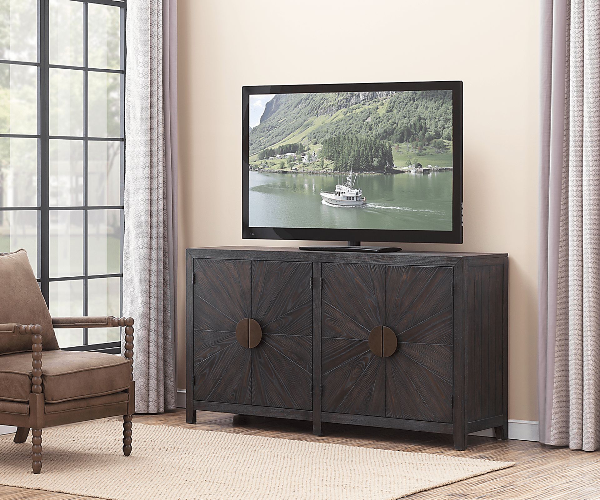 Elanor Brown Credenza - Image 4